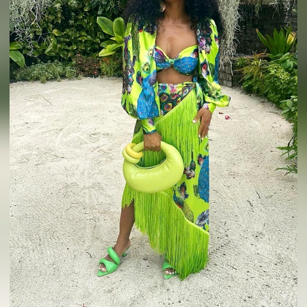 TheBrandLabel Peacock set